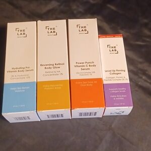 The Lab direct body serum, reversing retinol body glow, firming collagen